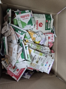 12월 종이팩 모으기 챌린지