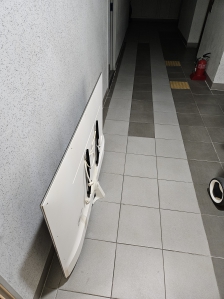 55인치 티비 수거 이용했습니다.