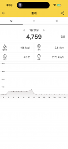 1/21 2025걸음 챌린지