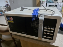 전자레인지  폐기처분 합니다 작동은 잘되요