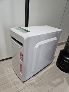 컴퓨터 PC본체+믹서기+스텐믹서기통