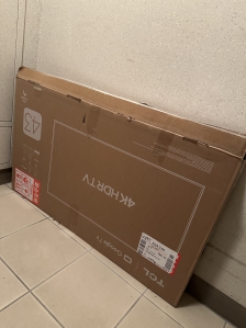 tv 폐가전 분리수거 완료