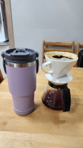 텀블러 사용했습니다.