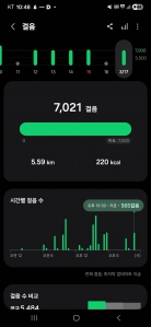 대중교통 이용하며 7000보 걷기