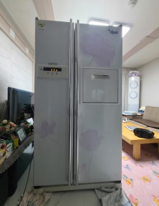 대형 냉장고 안전하게 배출