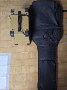 티비, 전자기타, 앰프 배출