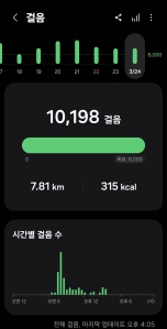 2026년 3월 24일 건강 걷기